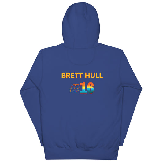 Sundro Brett Hull #16 Be Golden Unisex Hoodie